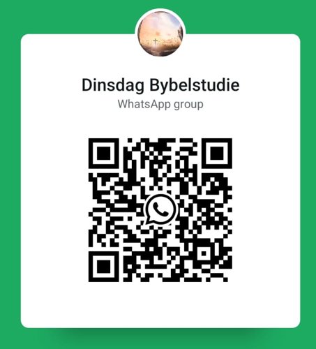 Bybelstudie WhatsApp QR-kode